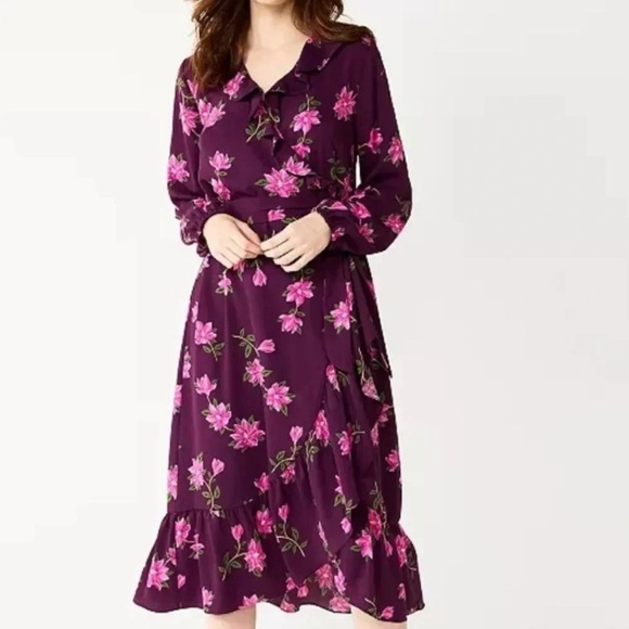 Draper James Dresses & Skirts - DRAPER JAMES Floral Wrap Dress